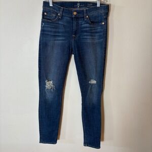 7‎ For All Mankind Ankle Gwenevere Denim Jeans Size 27